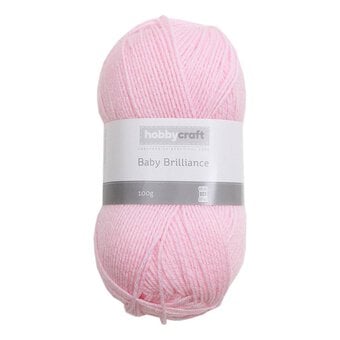 Pink Baby Brilliance DK Yarn 100g
