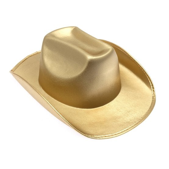 Gold Metallic Cowboy Hat  image number 3