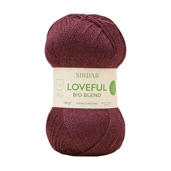 Sirdar Enriched Red Loveful Bio Blend Chunky 100g
