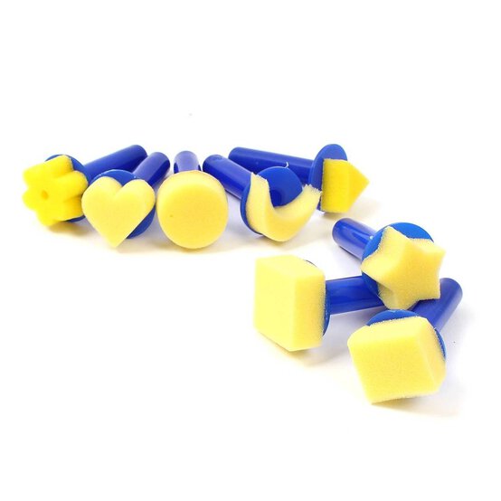 Foam Shape Stamps 8 Pack image number 1