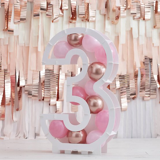 Ginger Ray Balloon Mosaic Number Frame 3 image number 3