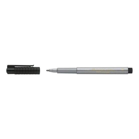 Faber-Castell Silver Metallic Pitt Artist Pen image number 2