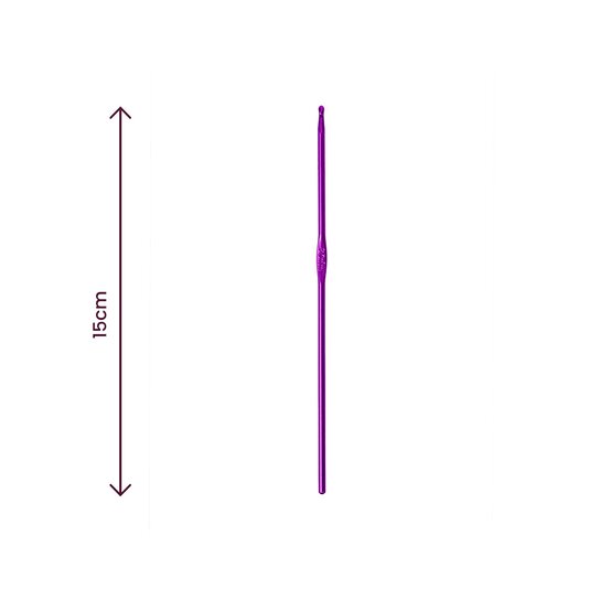 Knitcraft Purple Crochet Hook 3mm image number 3