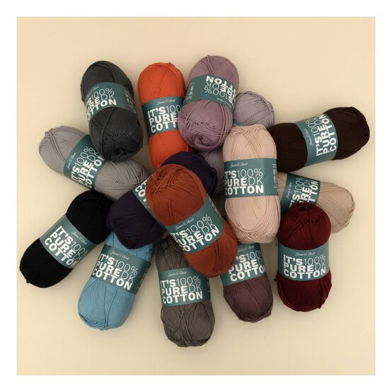 James C Brett Rich Coffee It’s Pure Cotton Yarn 100g  image number 4