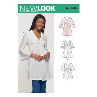 New Look Women's Dress and Tunic Sewing Pattern N6603
