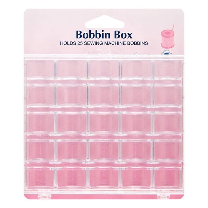 Hemline Bobbin Storage Box 11.5cm x 10cm image number 1