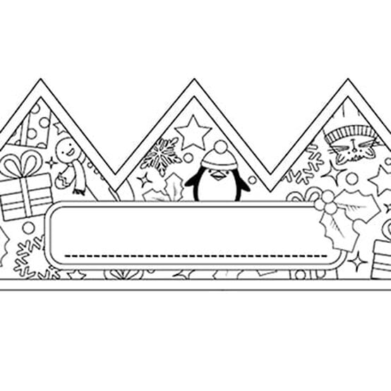 Christmas Hat Free Colouring Download image number 1