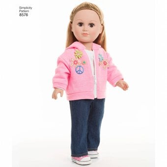 Simplicity Unisex Doll Clothes Sewing Pattern 8576 image number 8