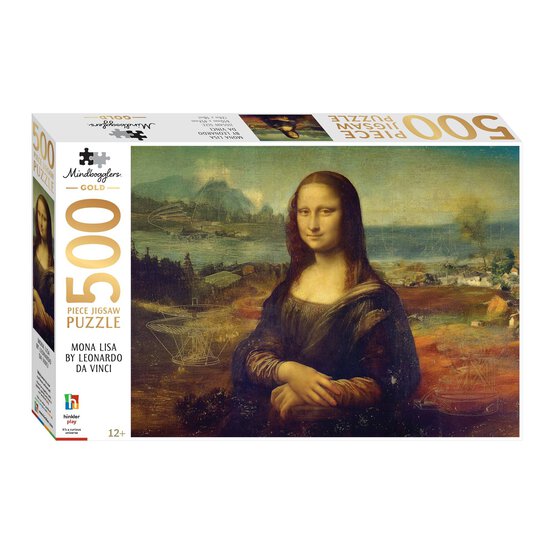 Mindbogglers Mona Lisa Jigsaw Puzzle 500 Pieces image number 1