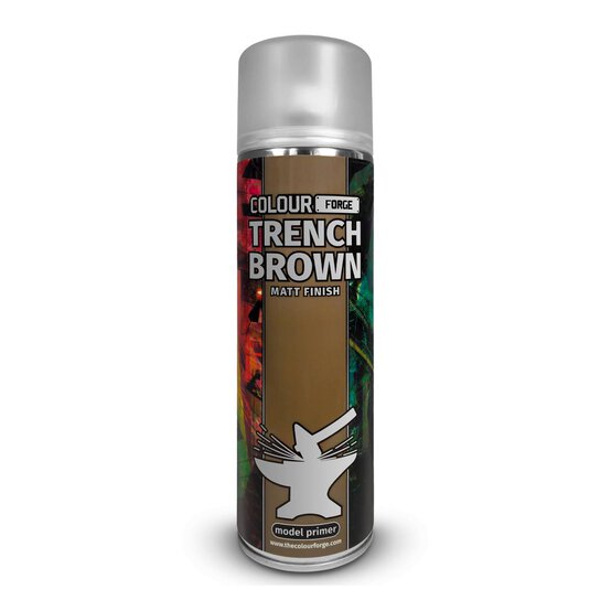 Colour Forge Trench Brown Spray Primer 500ml  image number 1
