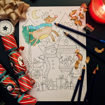 FREE Christmas Colouring Downloads