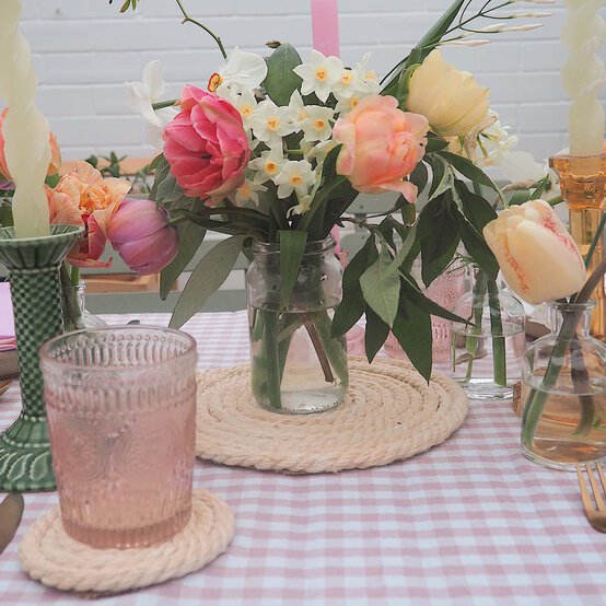 How to Make a Jute Placemat and Coasters image number 1
