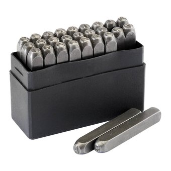 Draper A to Z 5mm Letter Stamp Set 26 Pieces