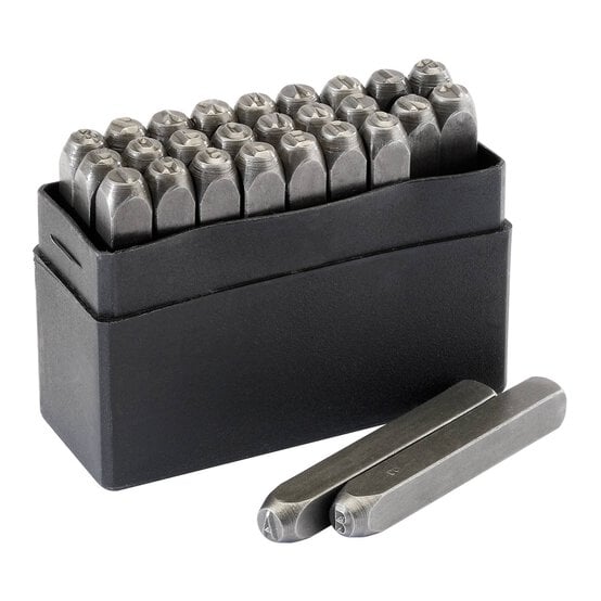 Draper A to Z 5mm Letter Stamp Set 26 Pieces image number 1