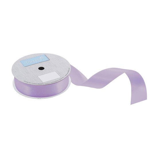 Trimits Grape Double-Faced Satin Ribbon by the Metre 25mm image number 1
