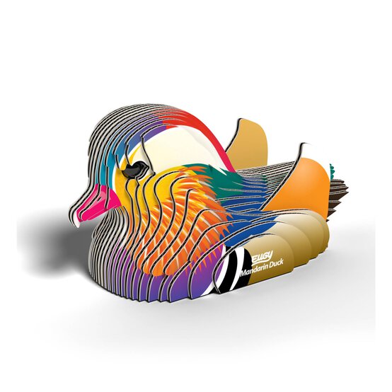 Eugy 3D Mandarin Duck Model image number 1