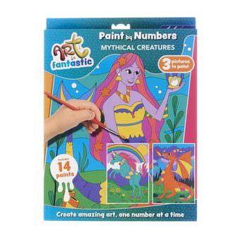 Mythical Creatures 3-in-1 Paint by Numbers