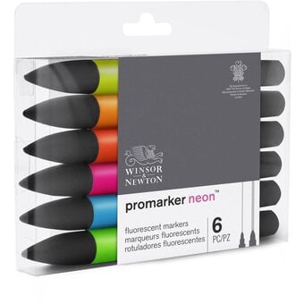 Winsor & Newton Promarker Neon 6 Pack image number 4