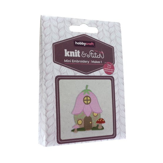 Mini Fairy House Embroidery Kit image number 1
