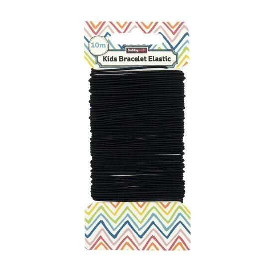 Black Bracelet Elastic 10m image number 1