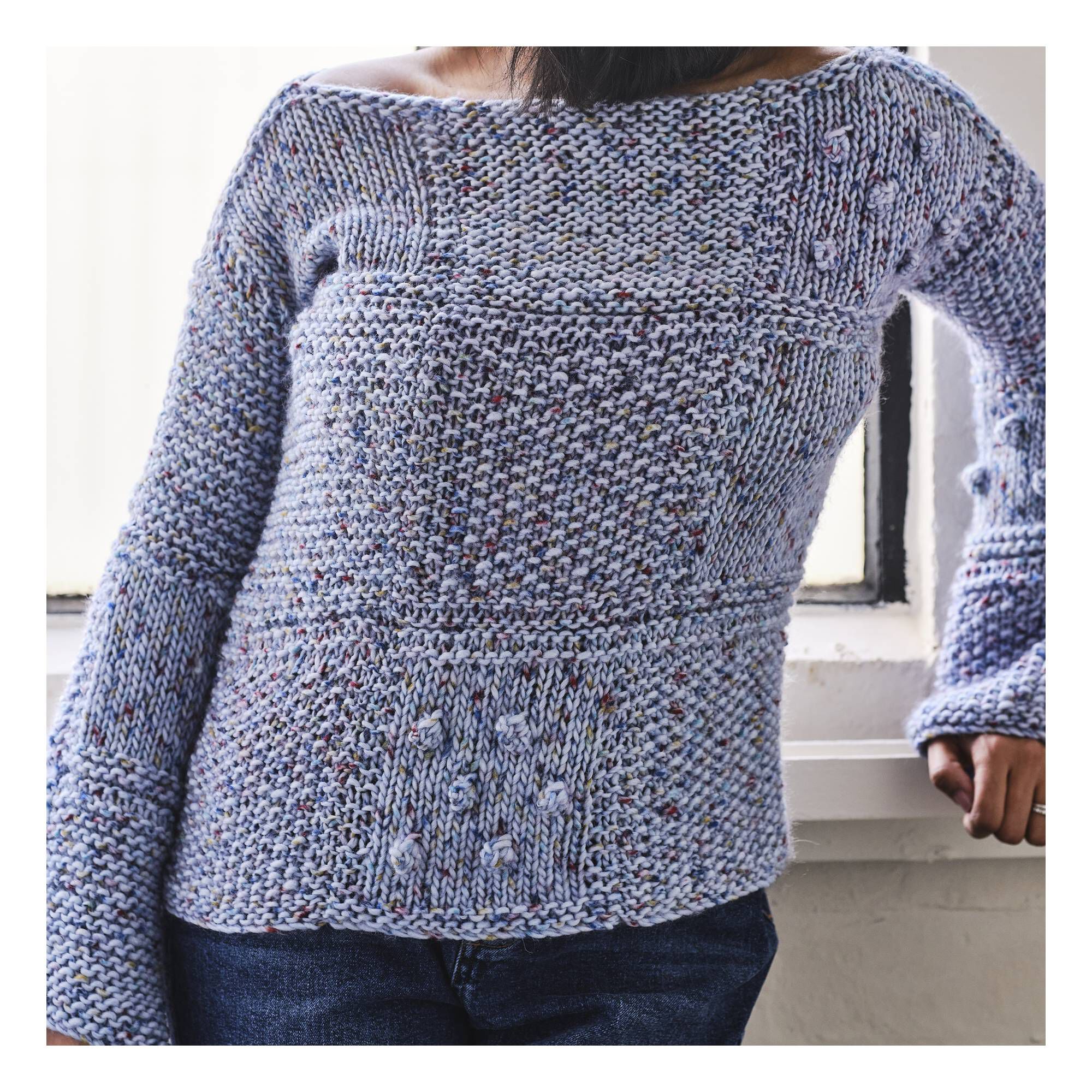Knitcraft Patchwork Jumper Digital Pattern 0364 | Hobbycraft