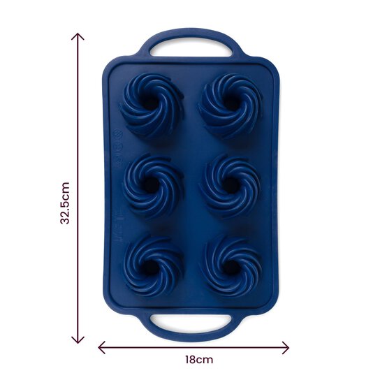 Whisk Mini Fluted Wireframed Silicone Bakeware image number 6