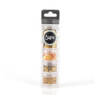 Sizzix Gold Sequin and Beads Set 5 Pack