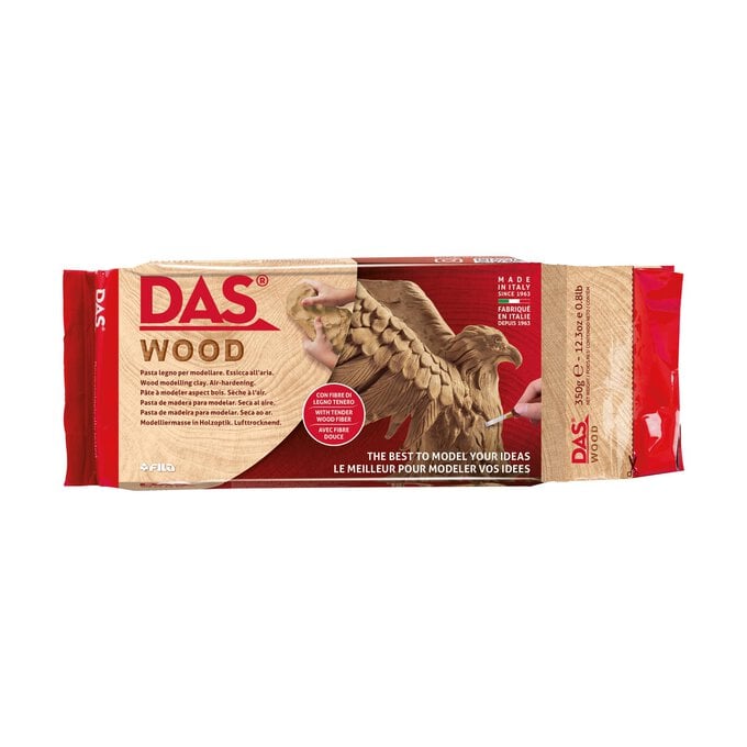 DAS Wood Effect Clay 350g image number 1