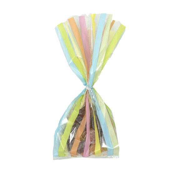 Whisk Pastel Stripe Treat Bags with Ties 25 Pack image number 3