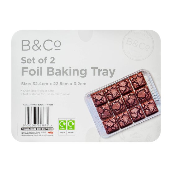 Foil Baking Trays 2 Pack  image number 3