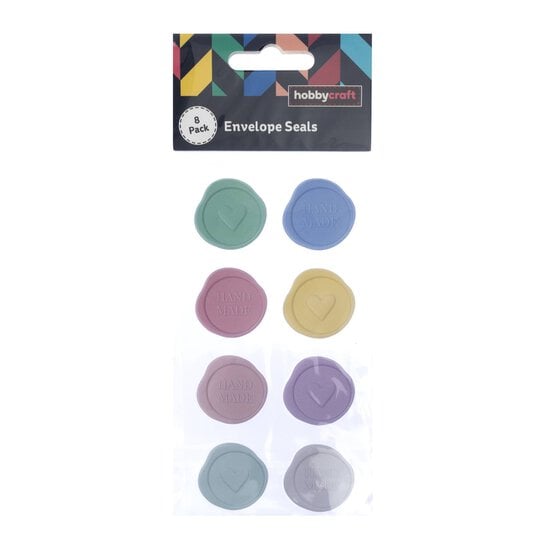 Bright Envelope Seal Stickers 8 Pack  image number 3