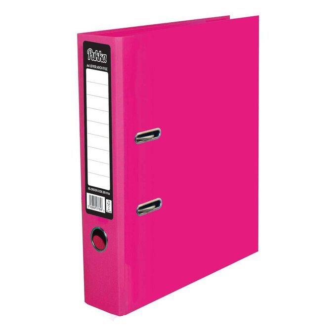 Pukka Pink A4 Lever Arch File image number 1