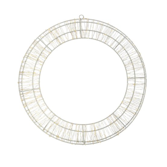 White LED Wreath 40cm image number 2