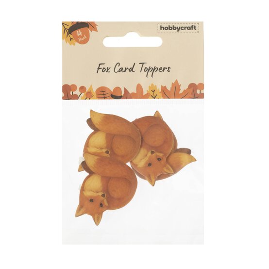 Fox Card Toppers 4 Pack  image number 4