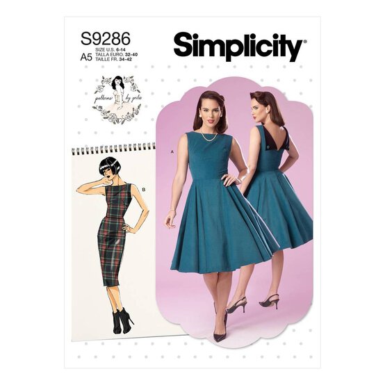 Simplicity Women&rsquo;s Dress Sewing Pattern S9286 (6-14) image number 1