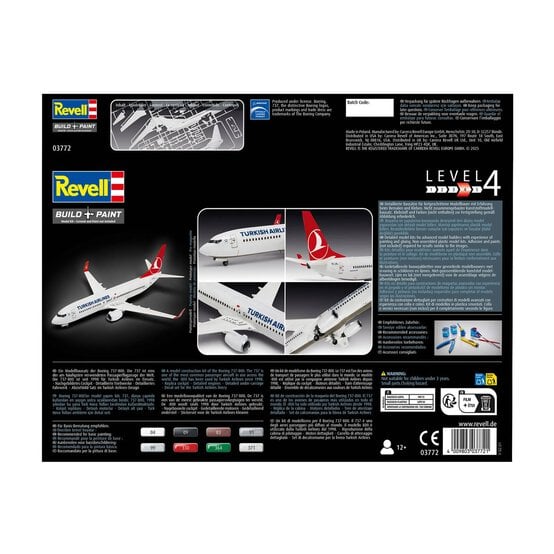 Revell Boeing 737-800 Turkish Airlines Model Kit 1:144 image number 6