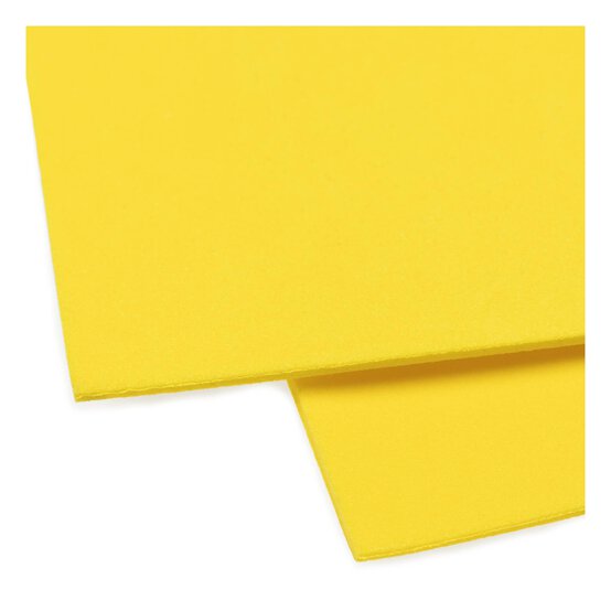 Yellow EVA Foam Sheet 45cm x 30cm image number 3