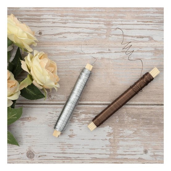 Brown Metallic Wire 0.5mm x 25m image number 2