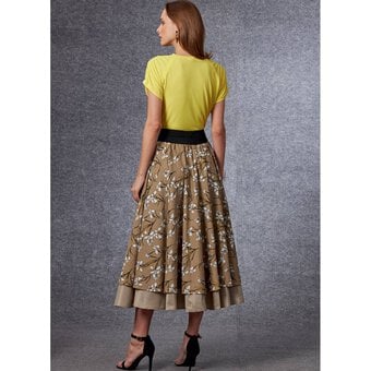Vogue Top and Skirt Sewing Pattern V1705 image number 4