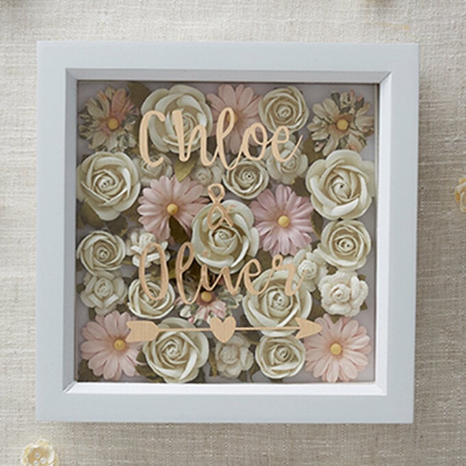 How to Create Paper Flower Wall Art image number 1