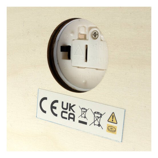 Wooden Christmas Lantern Decoration 24cm image number 4