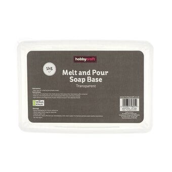 Transparent Melt and Pour Soap Base 1kg image number 4