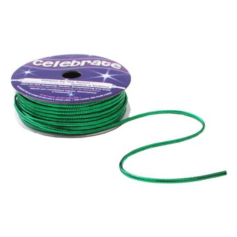 Green Lurex Edge Cord 1.6mm x 8m
