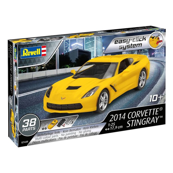 Revell 2014 Corvette Stingray Easy-Click Model Kit 1:25 image number 1