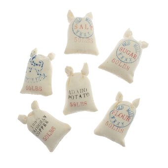 Doll&rsquo;s House Sacks of Flour and Grain 6 Pack 