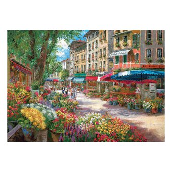 Paris Flower Market Jigsaw Puzzle 1000 Pieces