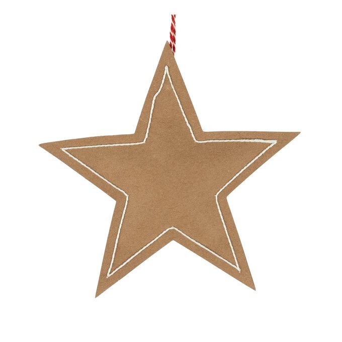 Kraft Paper Star Decoration 15cm Hobbycraft