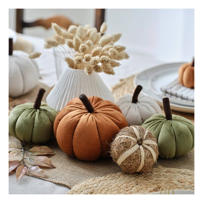 Green Plush Pumpkin 9cm image number 2