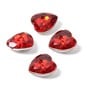 Hemline Red Novelty Crystal Button 4 Pack image number 1