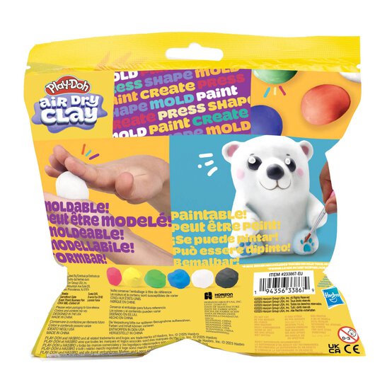 Play-Doh Blue Air Dry Clay 142g image number 4